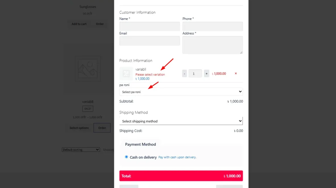 WooCommerce One Click Order Popup Plugin — Faster Checkout & Higher Conversion